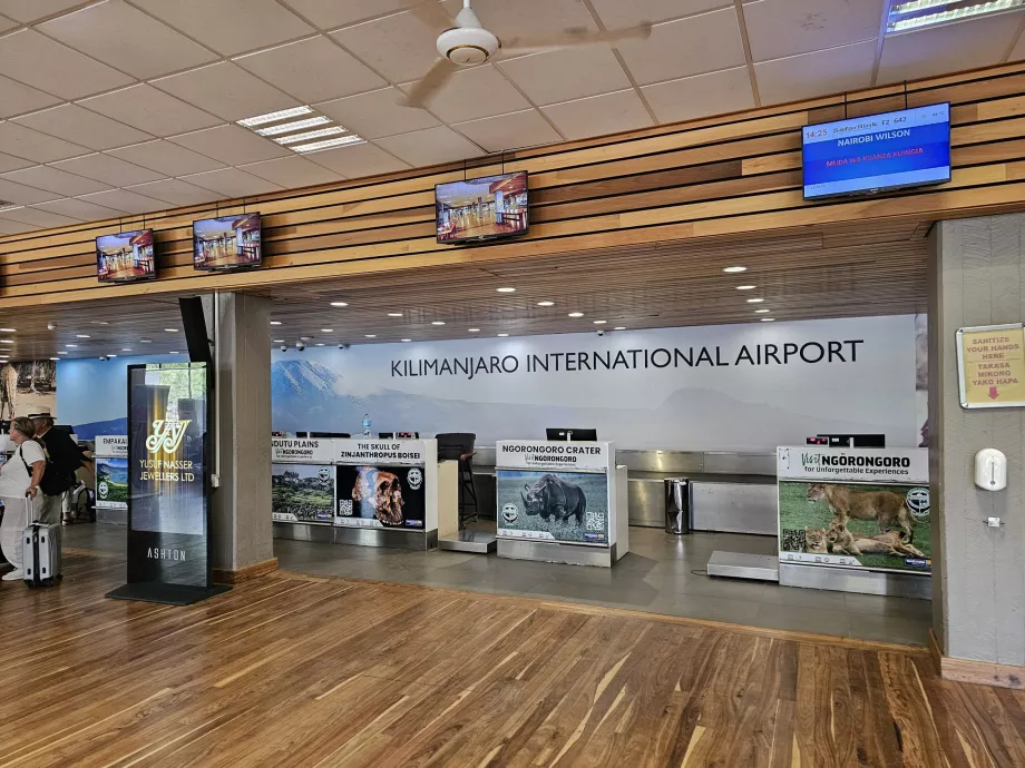 Comptoirs d'enregistrement