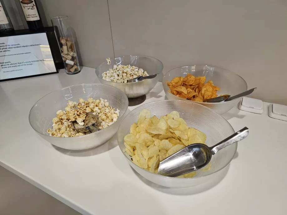 Chips et pop-corn