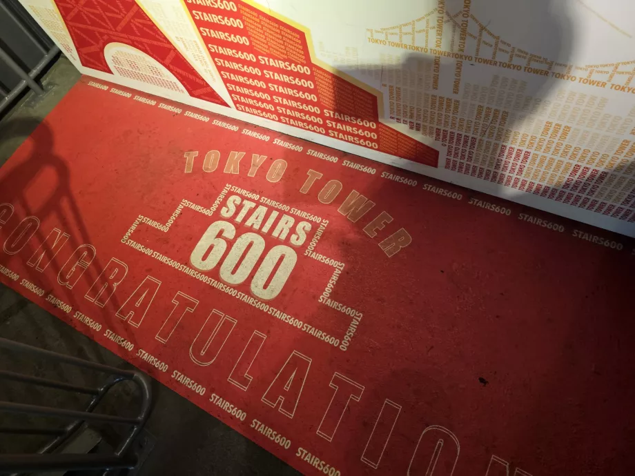 Monter les escaliers, 600ème marche