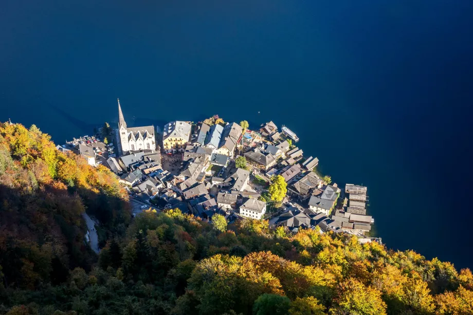 Hallstatt vu depuis le Skywalk