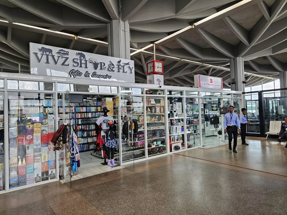 Boutique de souvenirs, zone de transit, terminal 2