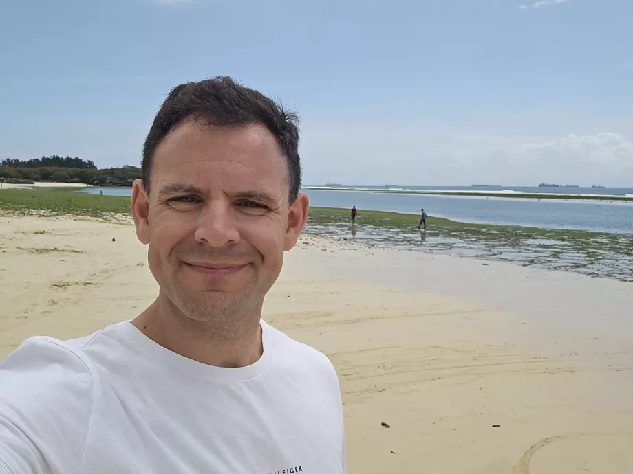 Moi à Coco Beach