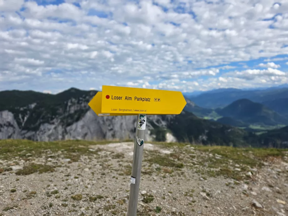 Panneau touristique