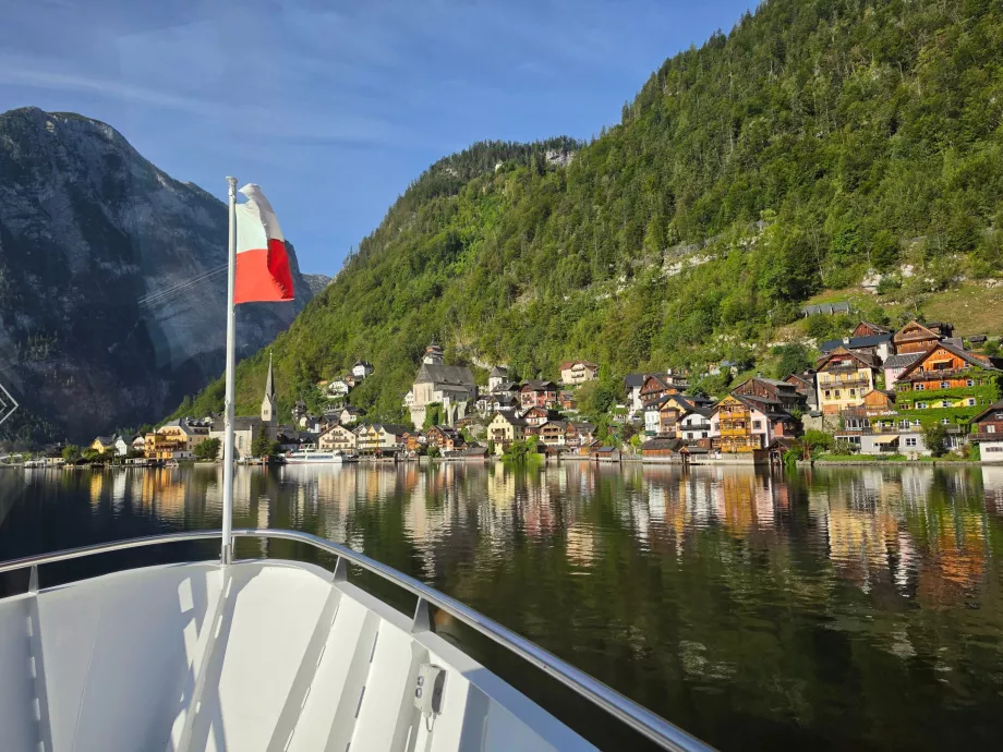 Vue de Hallstatt depuis le ferry