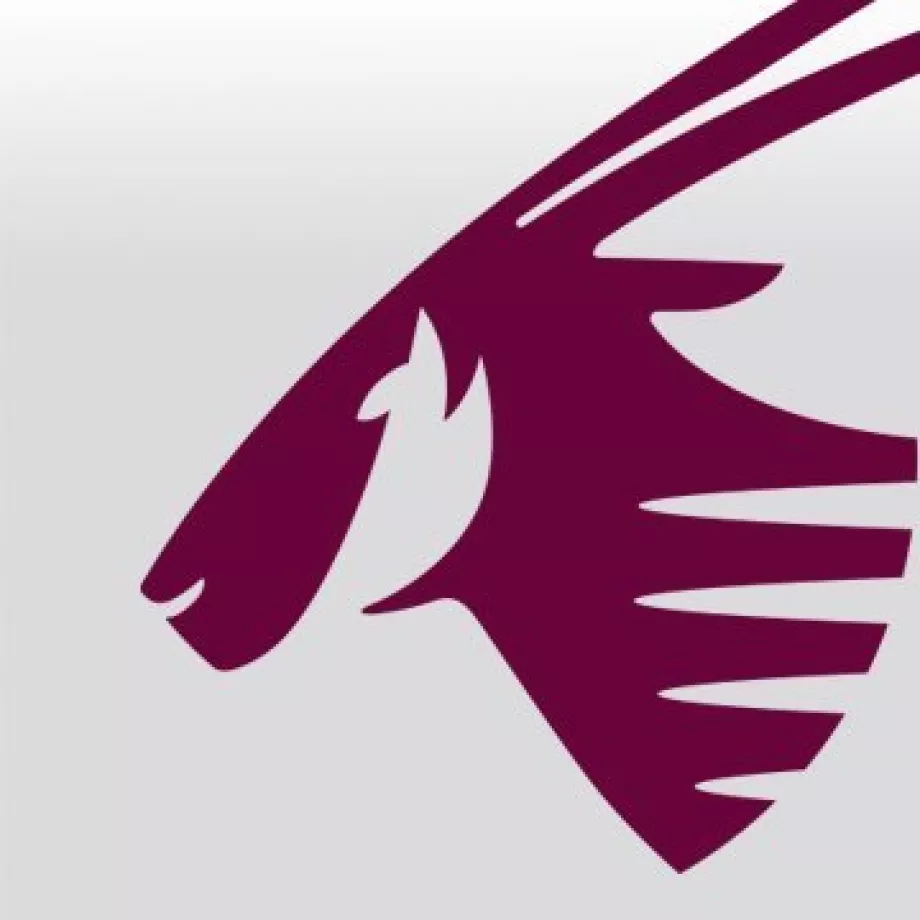 Remise sur le logo de Qatar Airways