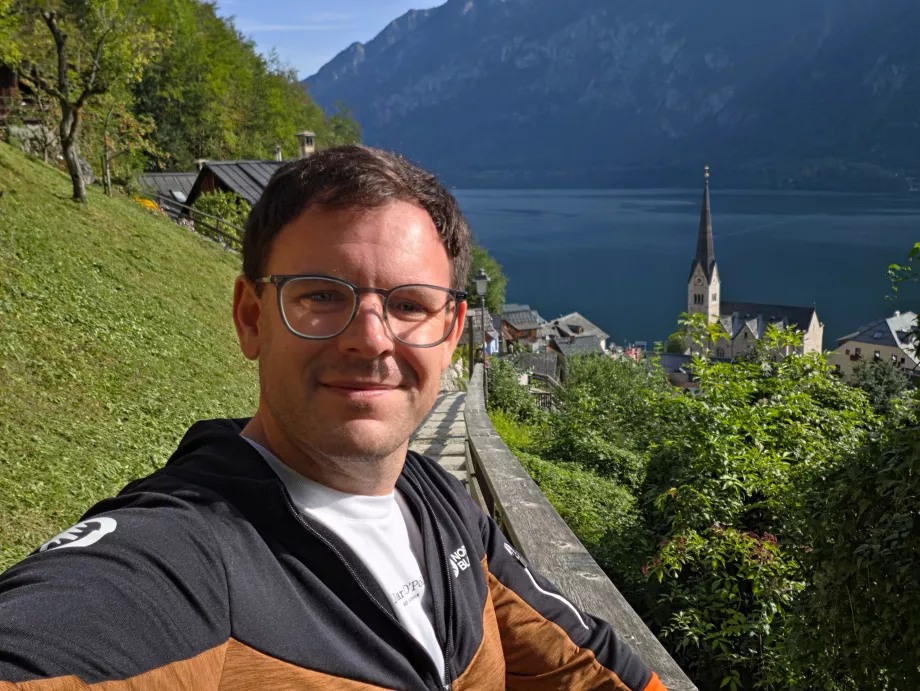 Moi, au-dessus de Hallstatt