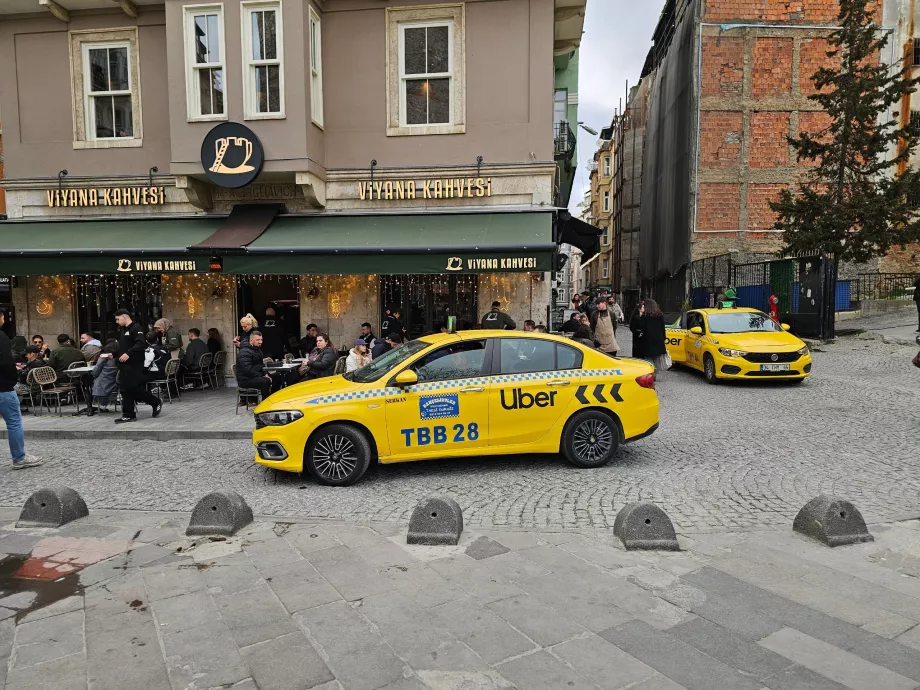 Taxi/Uber dans le centre d'Istanbul