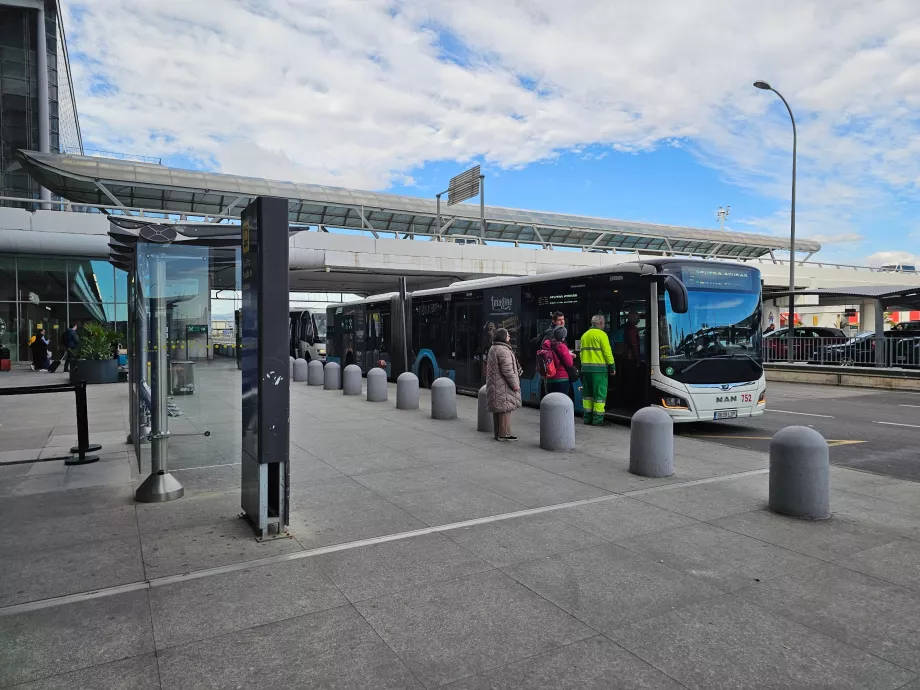 Bus urbain vers le centre de Málaga