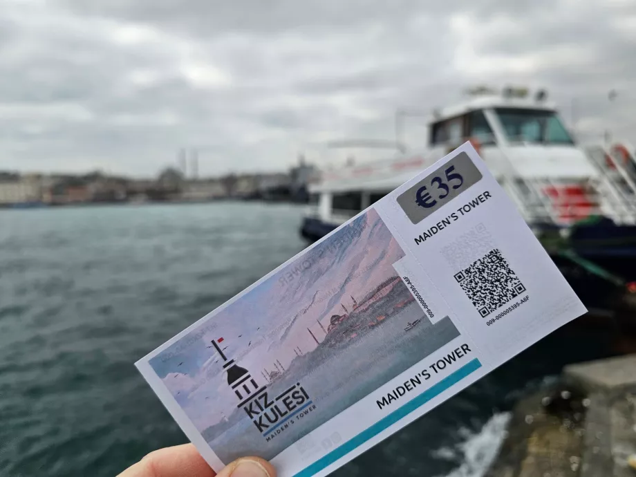 Billet d'entrée à la tour Maiden
