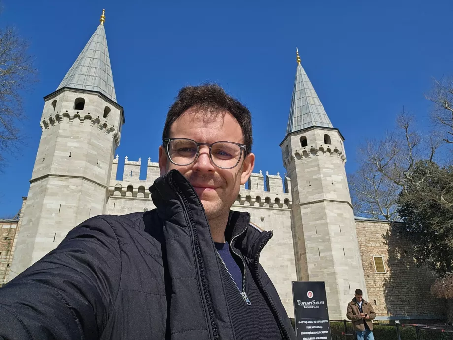 Moi au palais de Topkapi