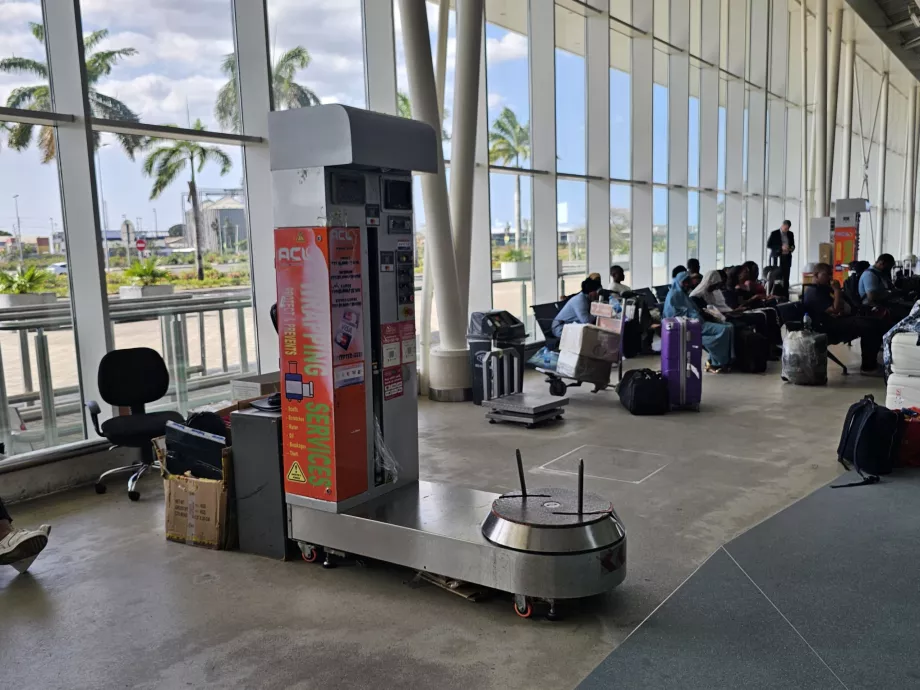 Emballage des bagages, Terminal 3