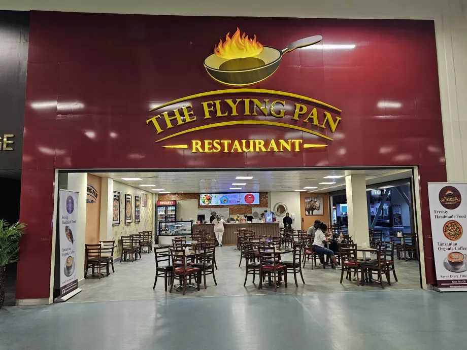 Cantine, section transit, Terminal 3