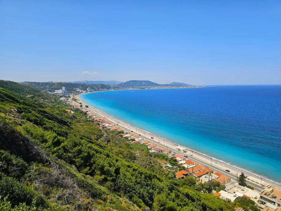 Plages d'Ixia et de Kritinia