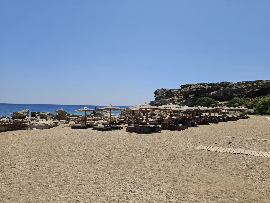 Plage près des sources de Kallithea