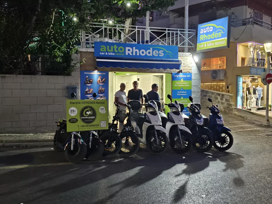Location de scooters