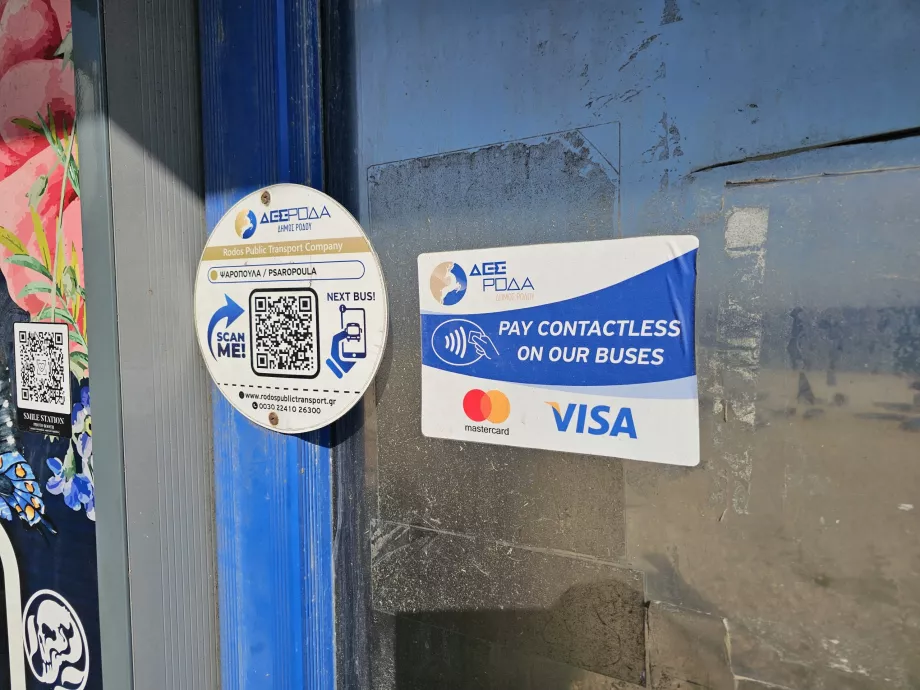Paiements sans contact dans les bus DES Roda