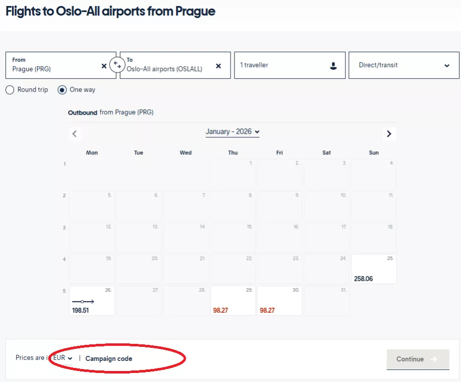 Champ pour la saisie du code promo