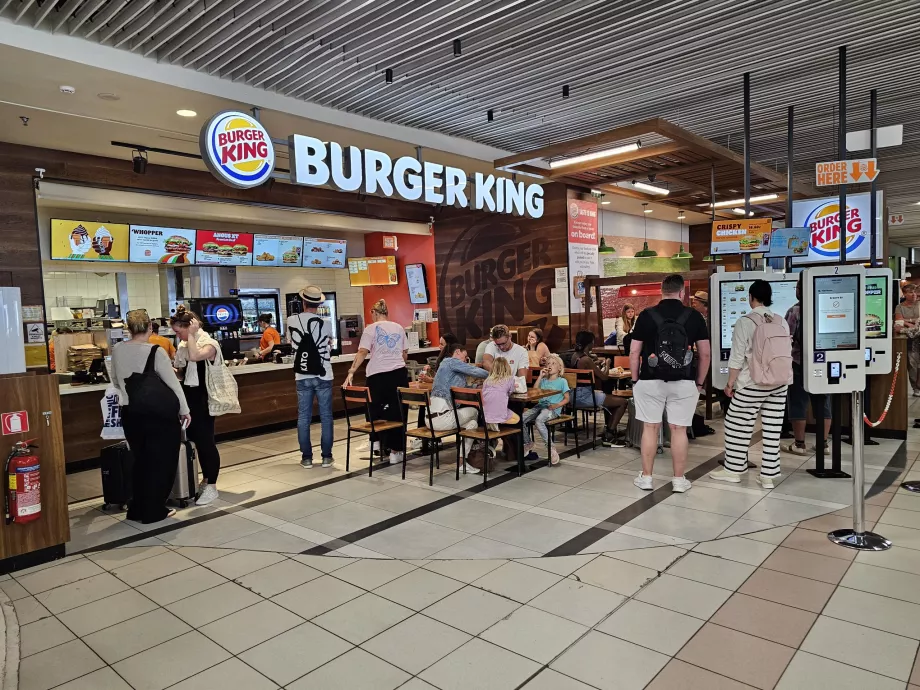 Burger King, zone de transit