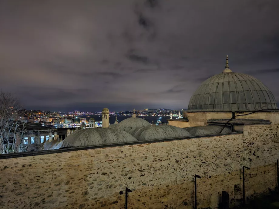 Mosquée de Soliman, vue d'Istanbul