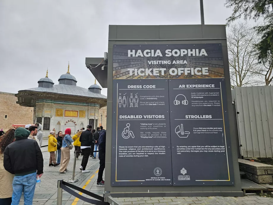 Vente de billets pour Hagia Sofia