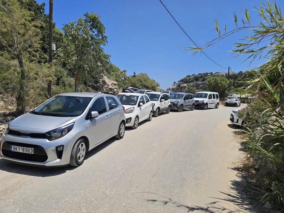 Parking à la plage Anthony Quinn