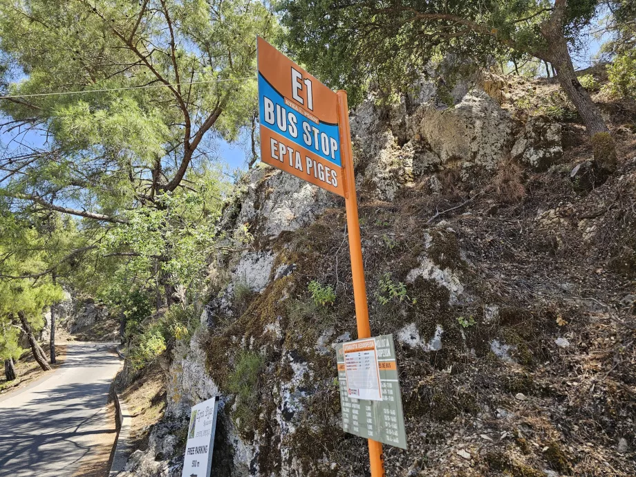 Arrêt de bus, Seven Springs