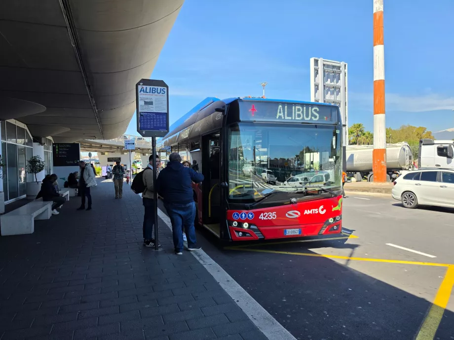 Alibus pour le centre de Catane