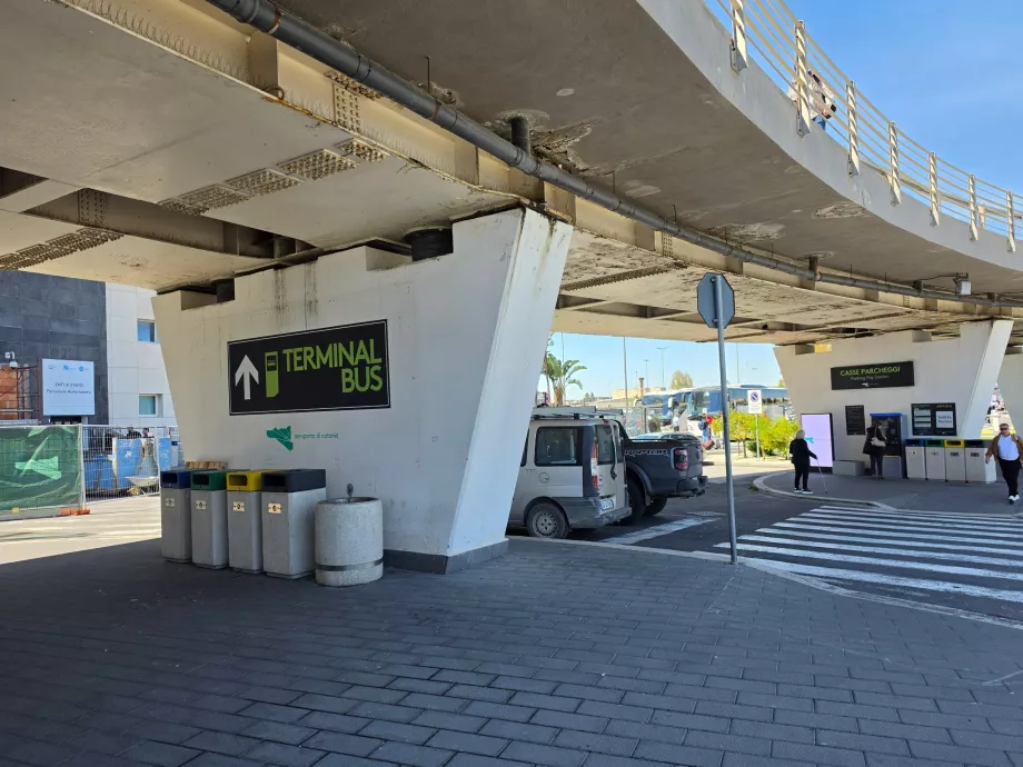 Le chemin vers la gare routière