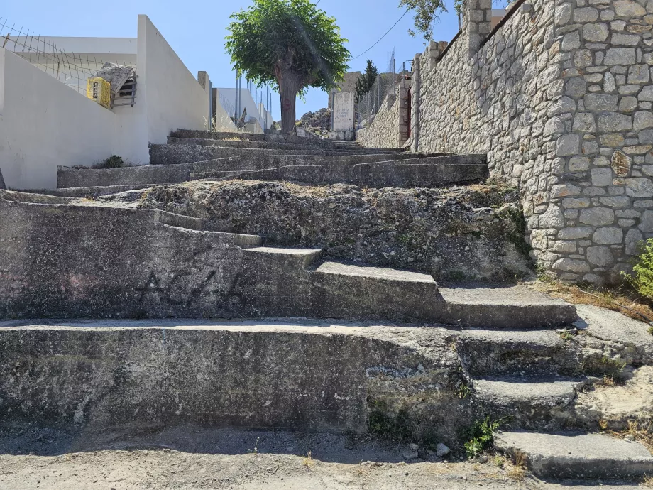Escalier du château d'Archangelos