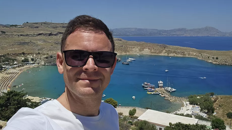 Christophe, Acropole de Lindos