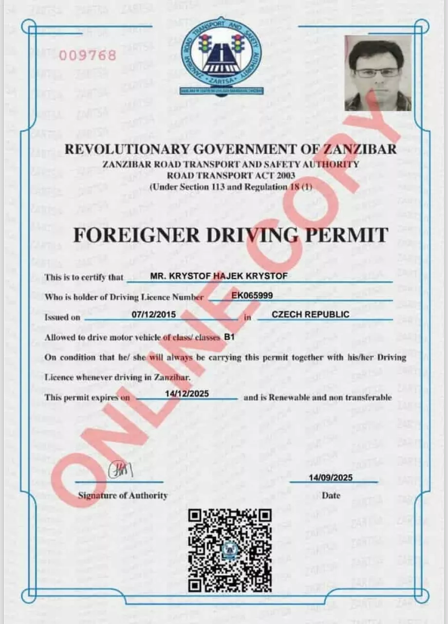 Permis de conduire local