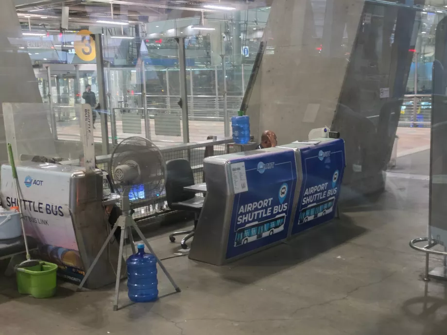Comptoir d'enregistrement à l'aéroport de BKK