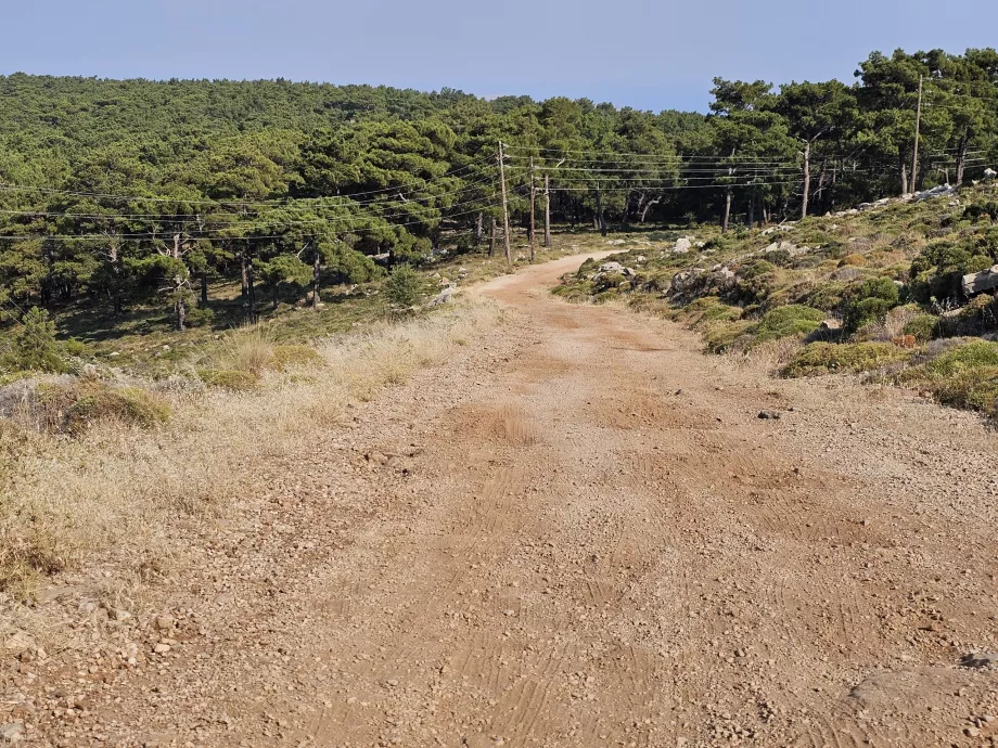 La route vers le mont Atavyros