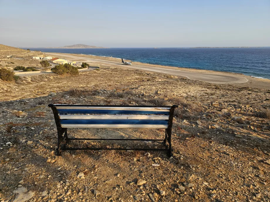 Vue de l'aéroport de Kasos