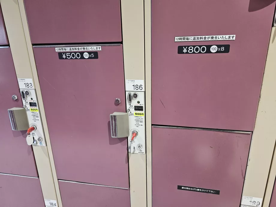 Prix de la consigne à bagages