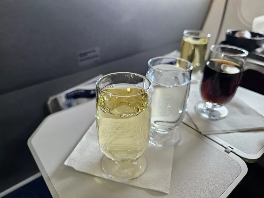 Boissons sur la route PRG-MUC