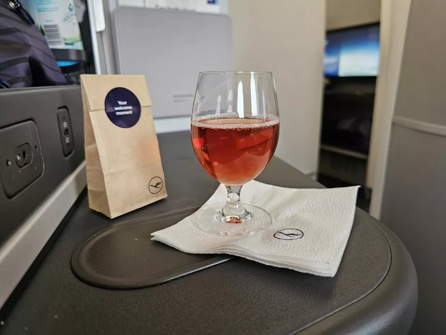 Boisson de bienvenue, cocktail Aviator