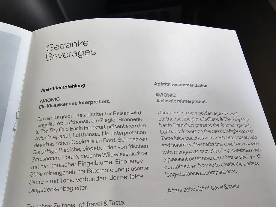 Avionic, cocktail signature