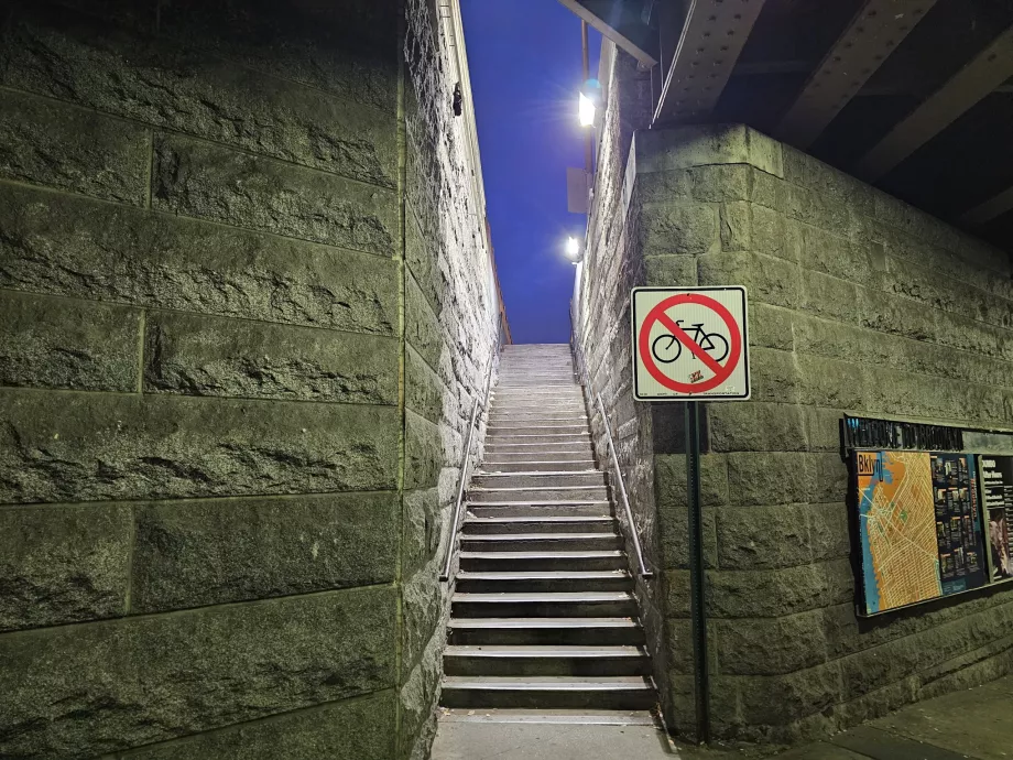 Escalier du pont de Brooklyn