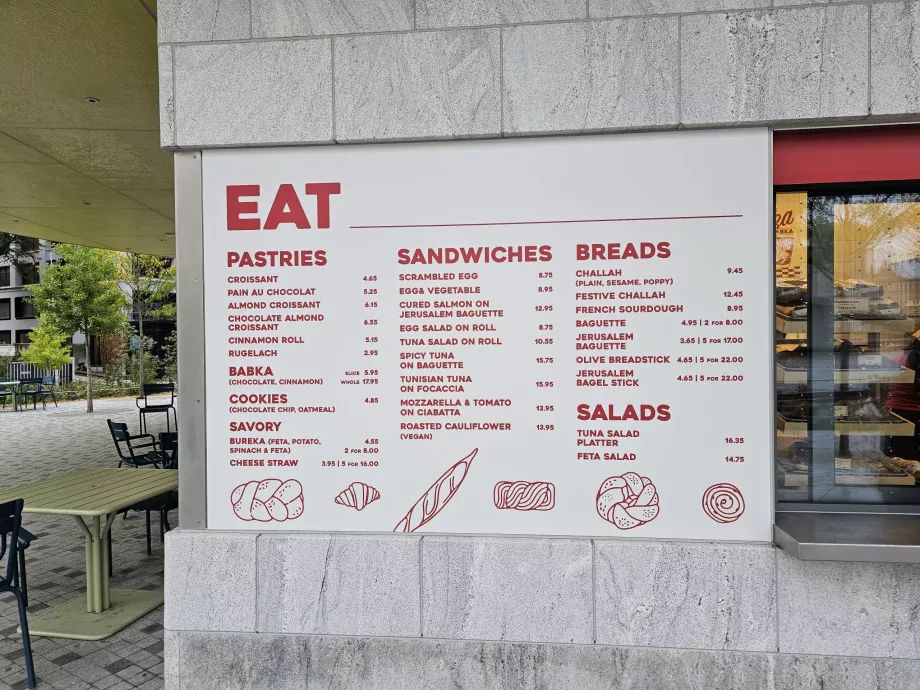 Prix des rafraîchissements