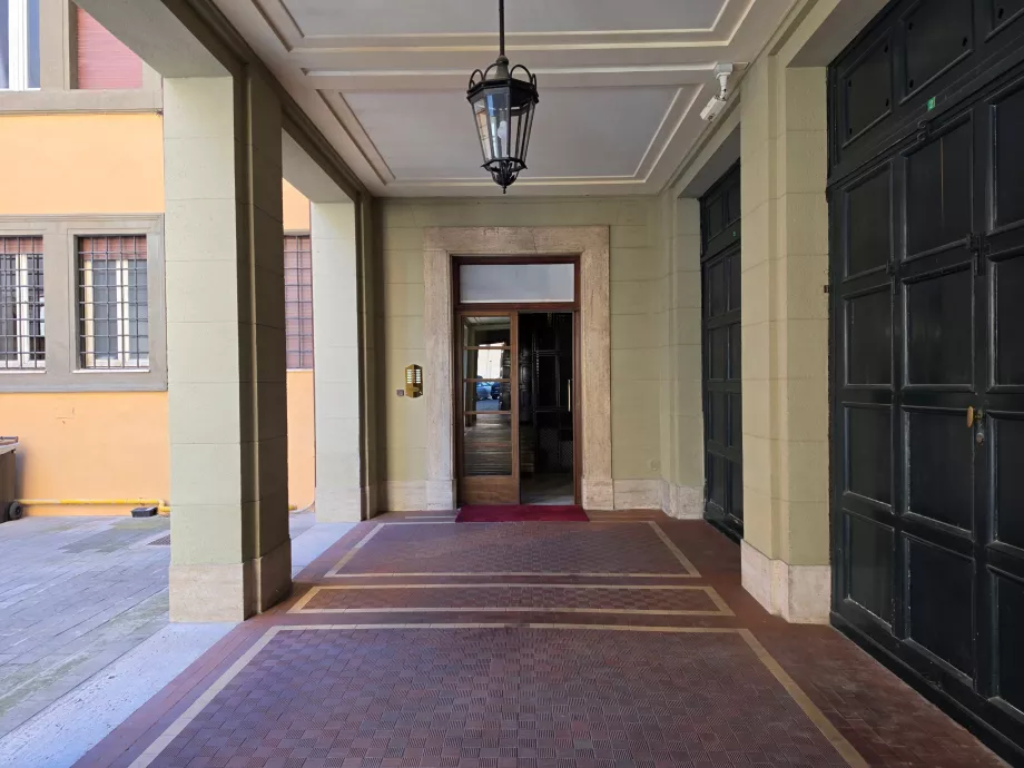 Entrée de l'hôtel