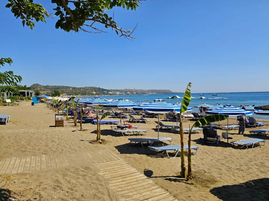 Plage principale de Faliraki