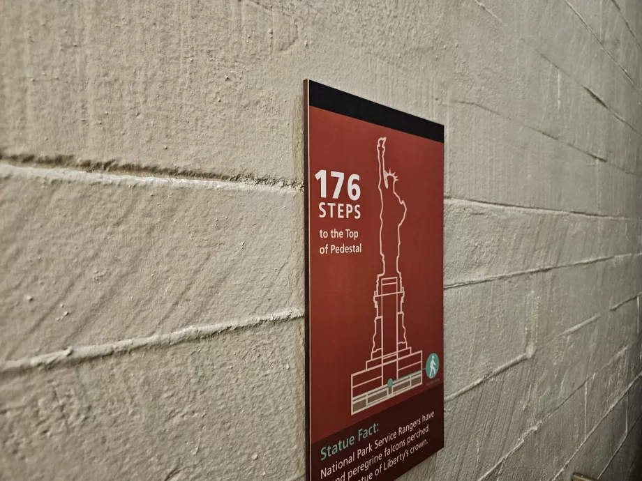 Nombre de marches vers le point de vue