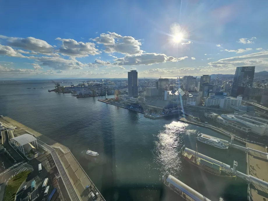 Vue de la tour du port de Kobe