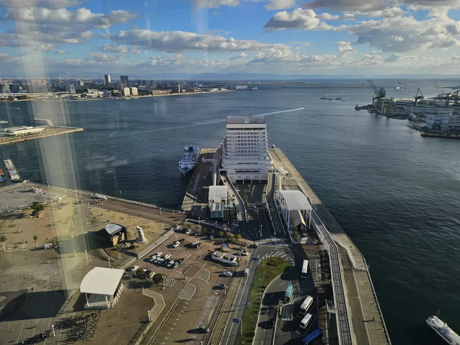 Vue de la tour du port de Kobe
