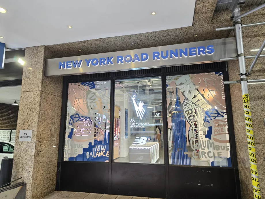 Centre NYRR, dépôt de bagages pour les coureurs