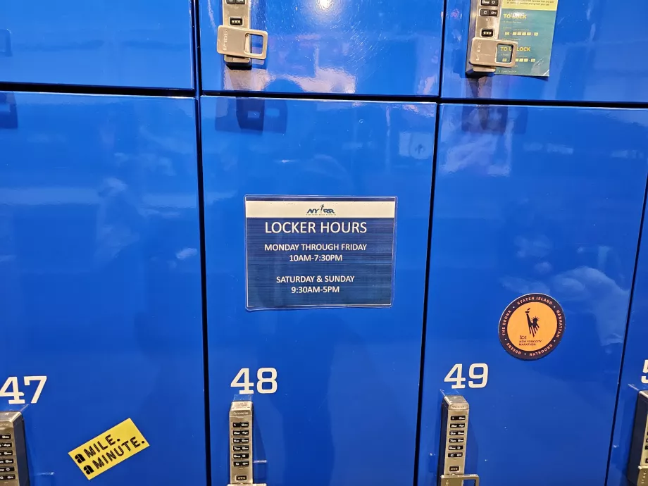 Centre NYRR, dépôt de bagages pour les coureurs
