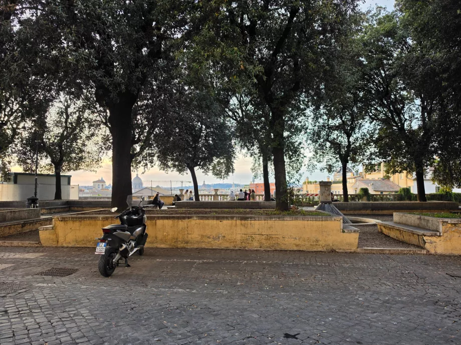 Point de vue sur la Piazza del Campidoglio