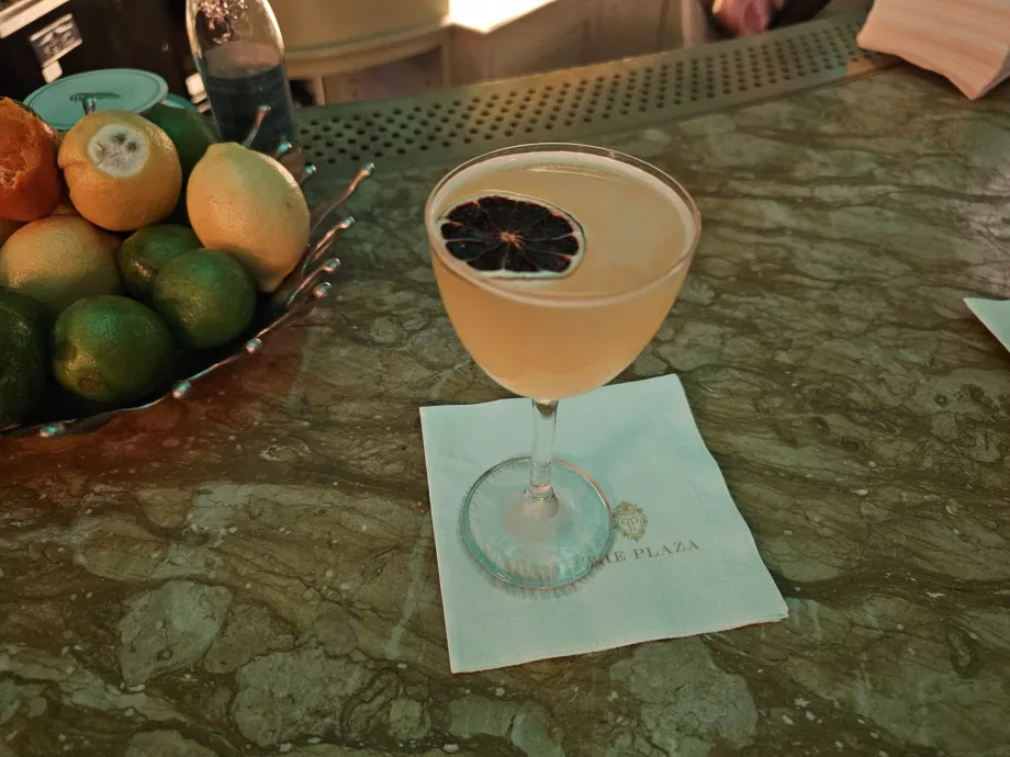 Cocktail au restaurant Palm Court