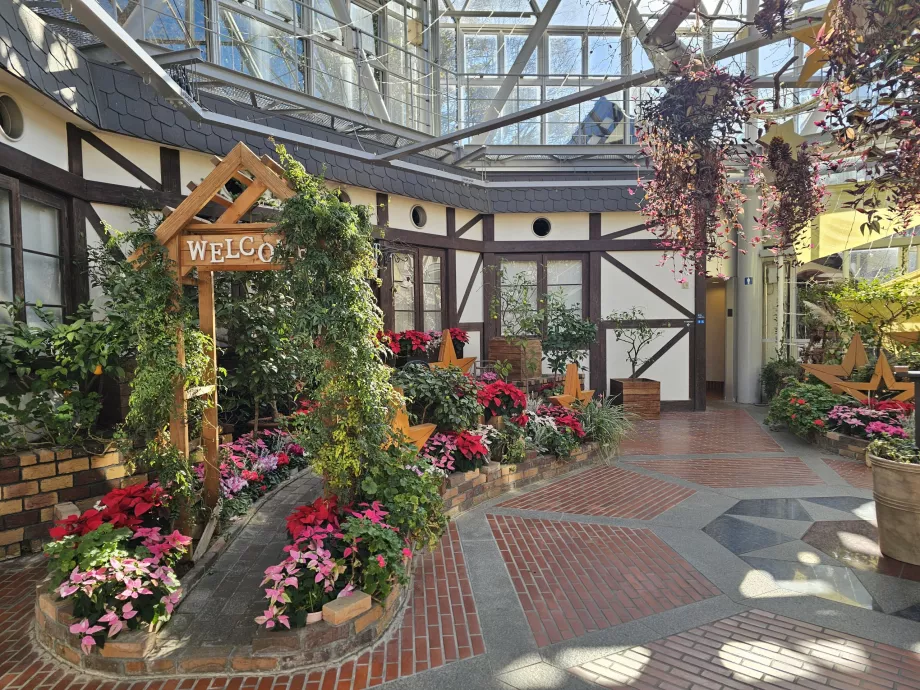 Serre des jardins d'herbes aromatiques de Nunobiki